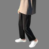 Pleated Straight Oversized Casual Pant